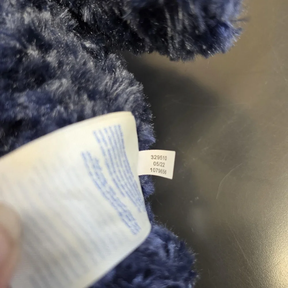 Build-A-Bear Workshop Night Sky Bear Plush Stuffed Animal Toy Medium Blue Silver